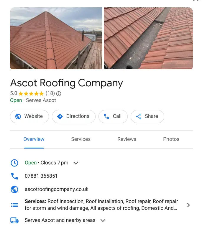 ascot roofing